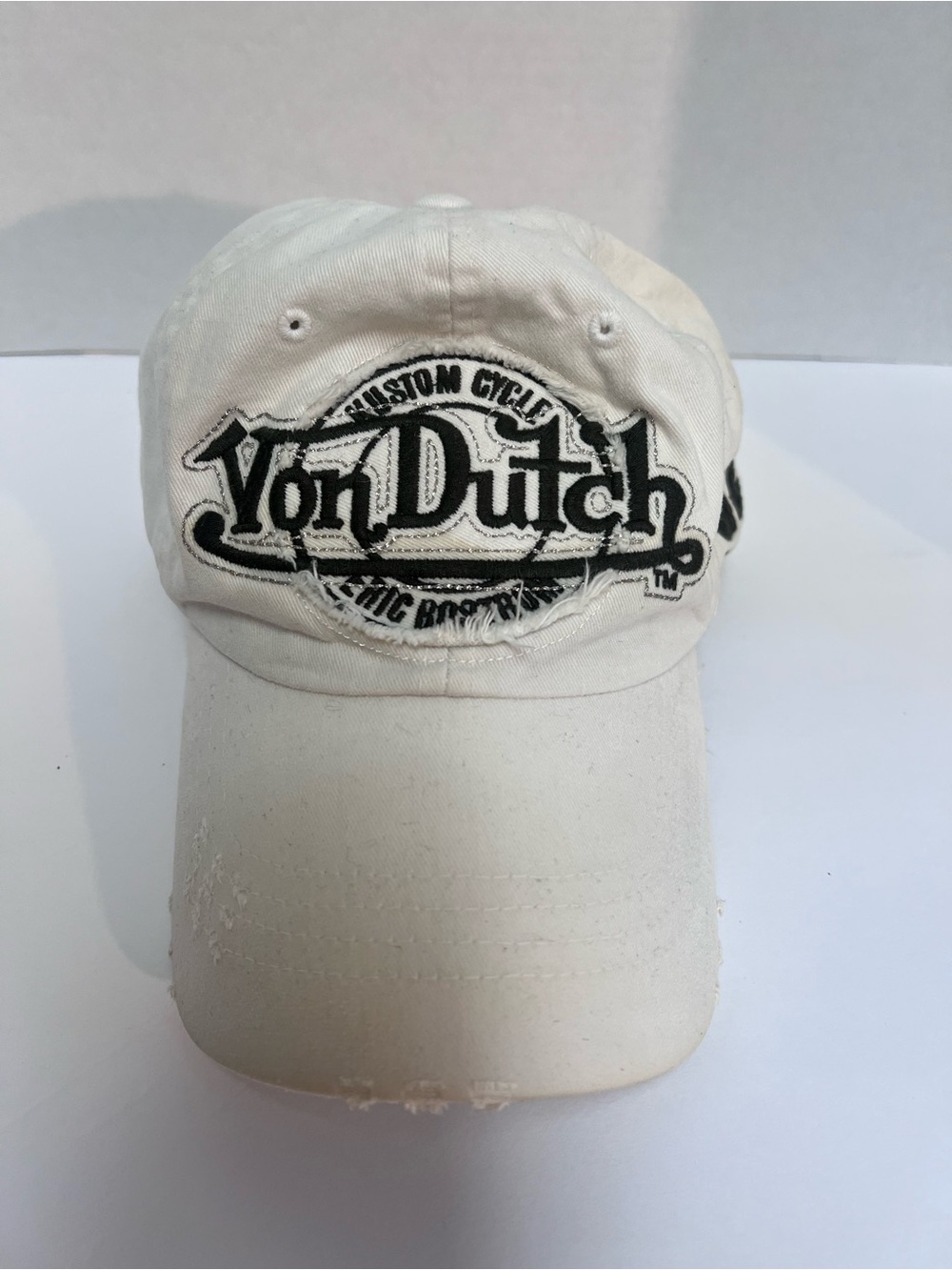 Vintage Von Dutch Kustom Cycle Distressed 
“32 Eric Bostrom” Hat